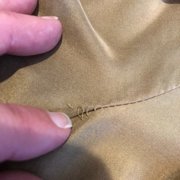 Marc by Marc Jacobs brown silk button front safari utility romper Extra Small XS - Picture 14 of 16